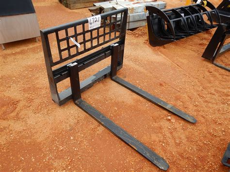 skid steer forks for sale used|used skid steer tiller.